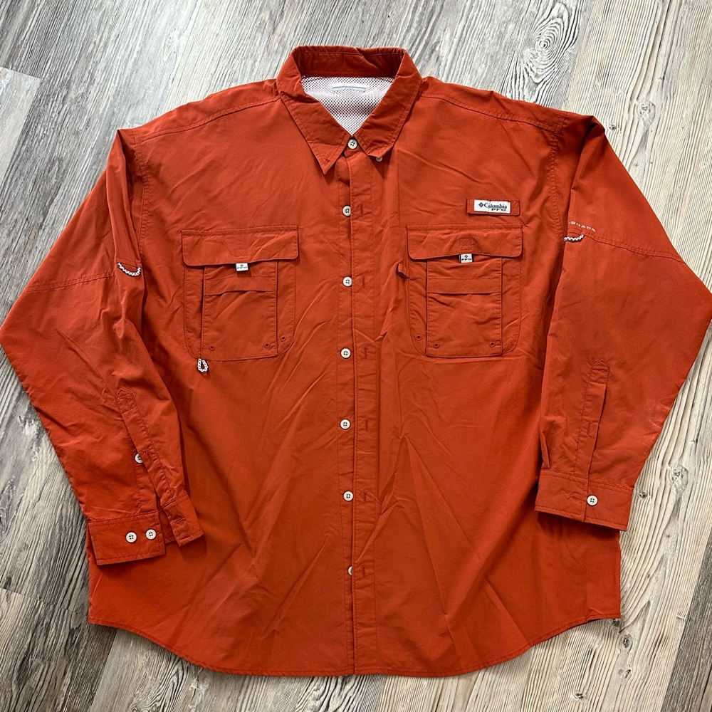 Columbia long sleeve fishing shirt